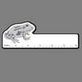6" Ruler W/ Side View Frog